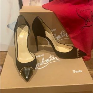 💲SOLD 💲Christian louboutin black iriza 36.5
